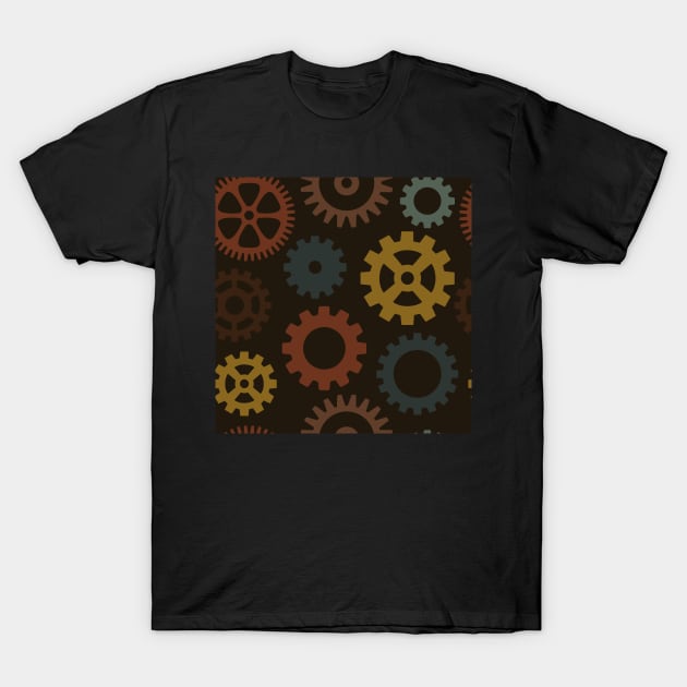 Gears T-Shirt by PeachesPaisleyProton